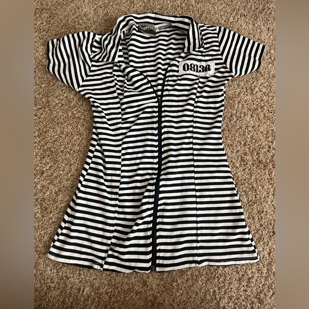 Inmate Halloween Costume Dress